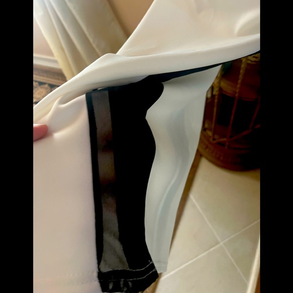 BOOHOO Strapy One Shoulder Black Side Mesh Scuba Body-con Midi Dress from UK - Picture 6 of 12